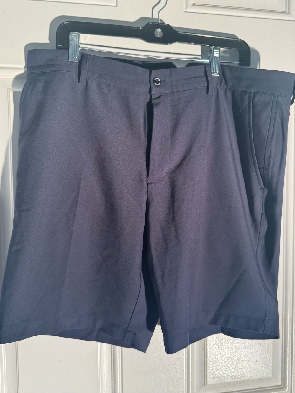 Men's Classic Flat Front Navy Shorts